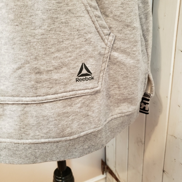 REEBOK | ATHLETIC SLEEVELESS HOODIE SPORT GREY - Picture 5 of 10